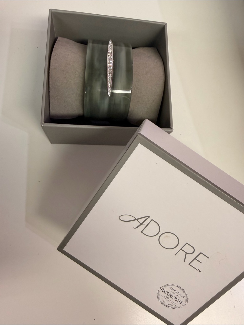 *NEW* Adore Acrylic Cuff Swarovski Bracelet